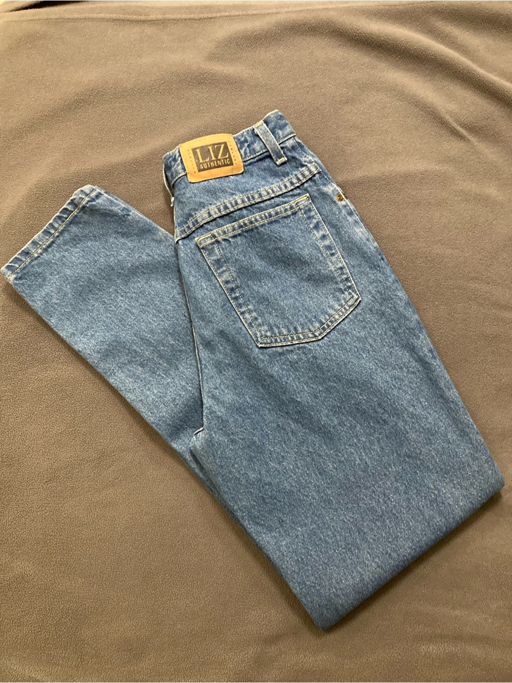 Liz Claiborne Women's Straight Leg Blue Jeans